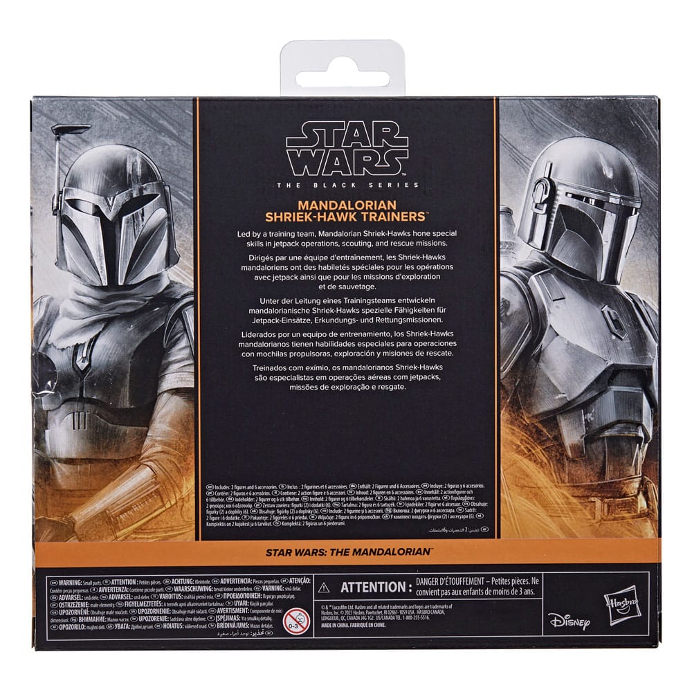 Star Wars: The Mandalorian Black Series Action Figures 2-Pack Mandalorian Shriek-Hawk Trainers 15 cm