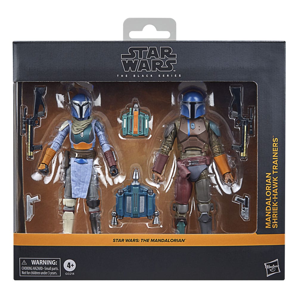 Star Wars: The Mandalorian Black Series Action Figures 2-Pack Mandalorian Shriek-Hawk Trainers 15 cm