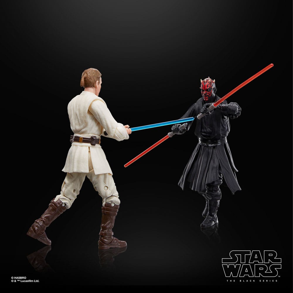 Star Wars Black Series - The Phantom Menace - Qui-Gon Jinn, Darth Maul, Obi-Wan Kenobi