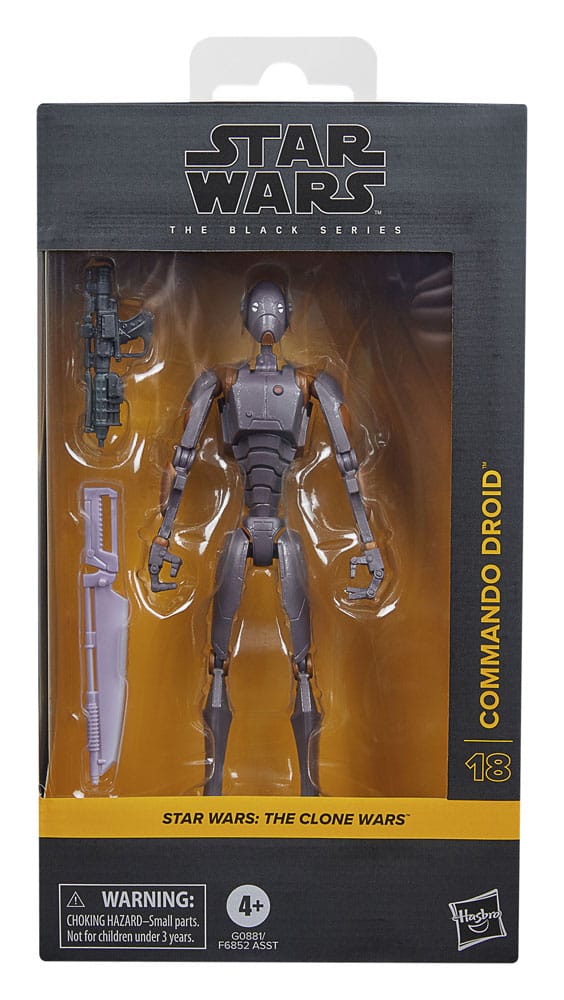 Star Wars: The Clone Wars Black Series Actionfigur Commando Droid 15 cm