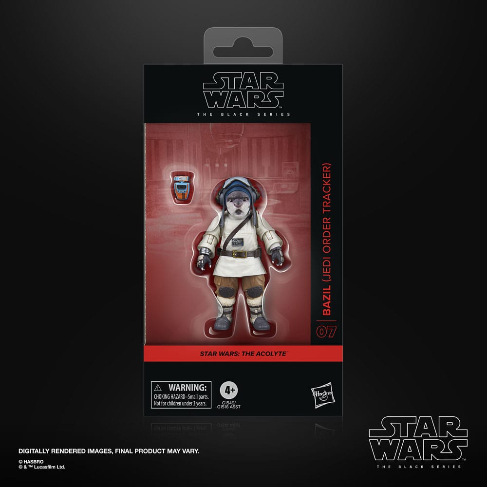 Star Wars: The Acolyte Black Series Actionfigur Bazil (Jedi Order Tracker) 10 cm