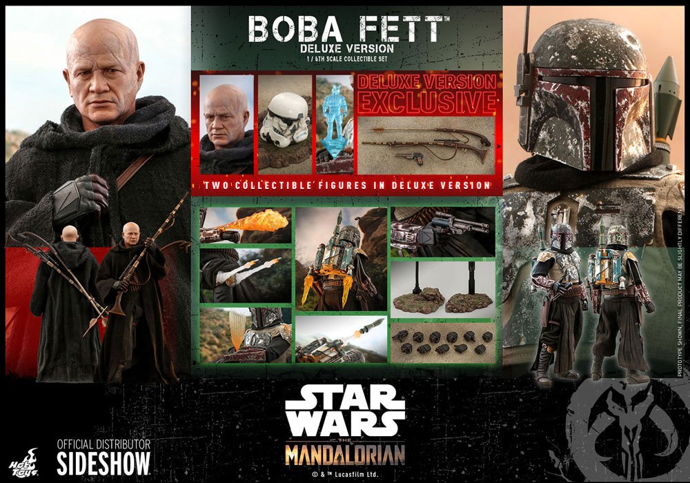 PRE-ORDER: Star Wars - Hot Toys - Doppelpack 1/6 Boba Fett Deluxe 30 cm