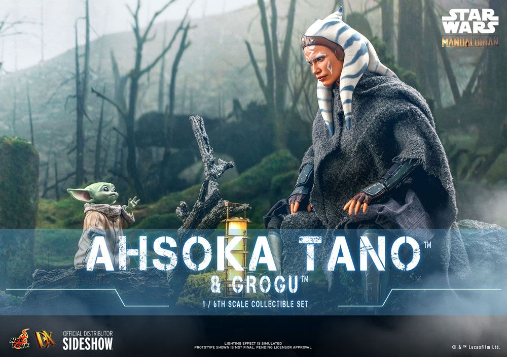 Star Wars The Mandalorian Actionfiguren Doppelpack 1/6 Ahsoka Tano & Grogu 29 cm
