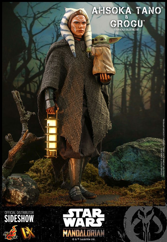 Star Wars The Mandalorian Actionfiguren Doppelpack 1/6 Ahsoka Tano & Grogu 29 cm