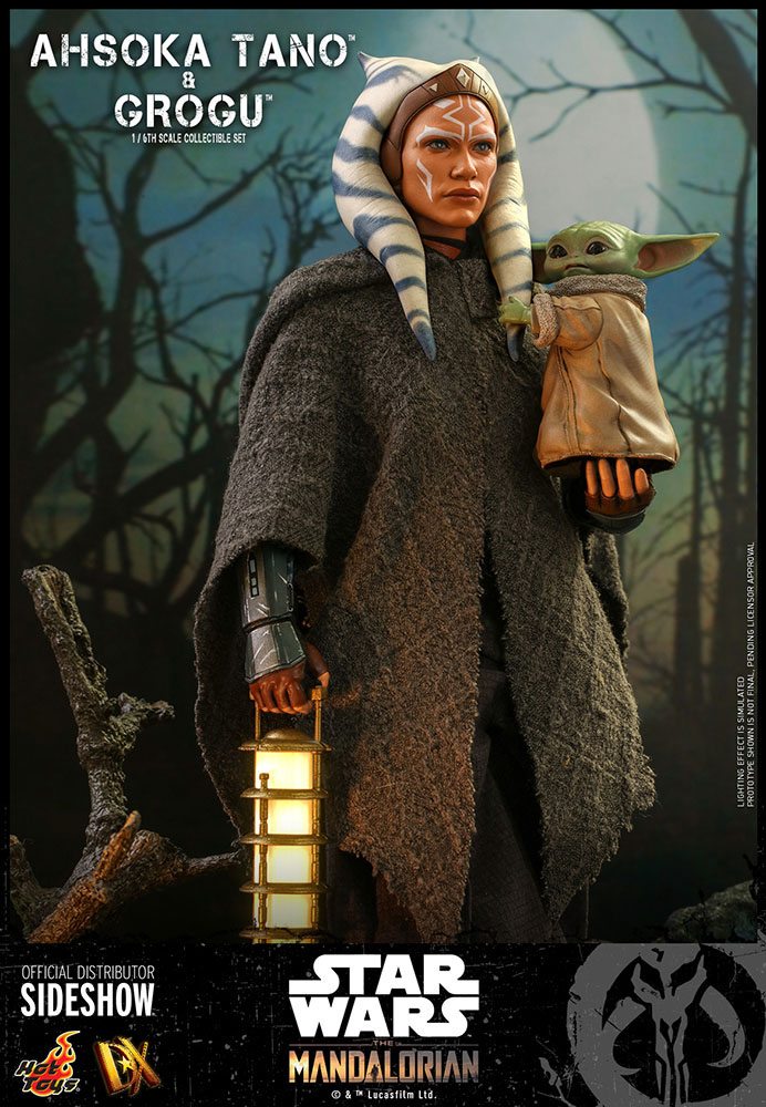 Star Wars The Mandalorian Actionfiguren Doppelpack 1/6 Ahsoka Tano & Grogu 29 cm