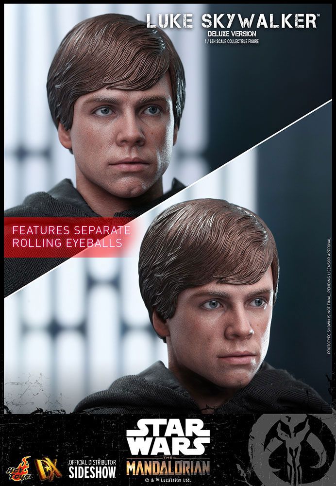 Star Wars The Mandalorian Actionfigur 1/6 Luke Skywalker (Deluxe Version) 30 cm