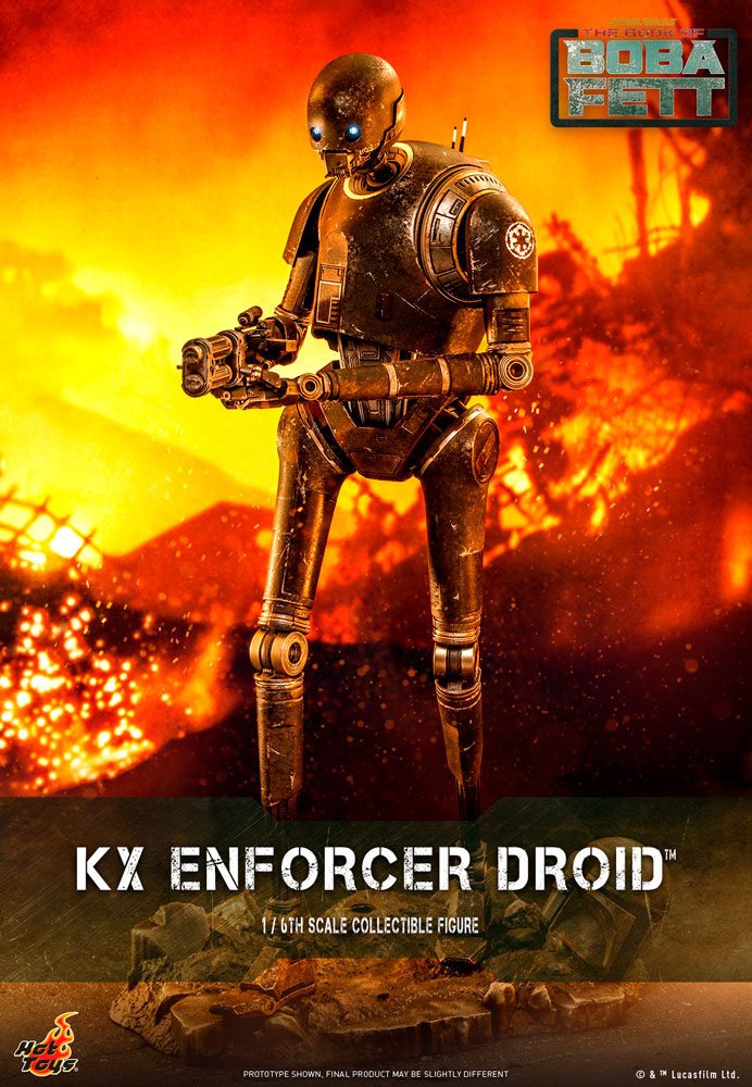 Star Wars: The Book of Boba Fett Actionfigur 1/6 KX Enforcer Droid 36 cm
