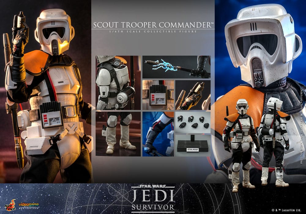 Star Wars: Jedi Survivor Videogame Masterpiece Actionfigur 1/6 Scout Trooper Commander 30 cm