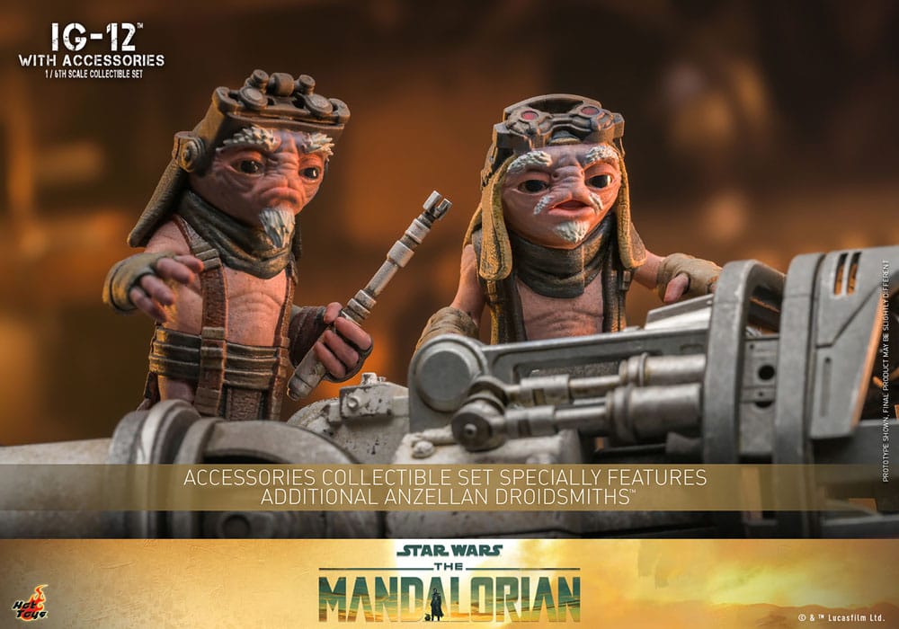 Star Wars: The Mandalorian Actionfigur 1/6 IG-12 mit Zubehör 36 cm