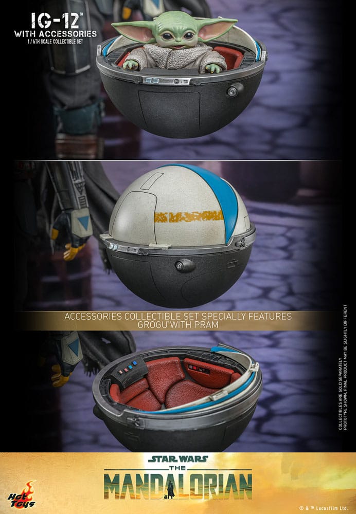 Star Wars: The Mandalorian Actionfigur 1/6 IG-12 mit Zubehör 36 cm
