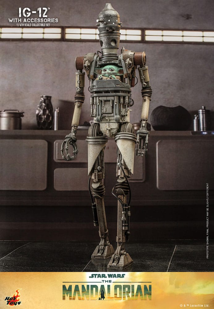 Star Wars: The Mandalorian Actionfigur 1/6 IG-12 mit Zubehör 36 cm