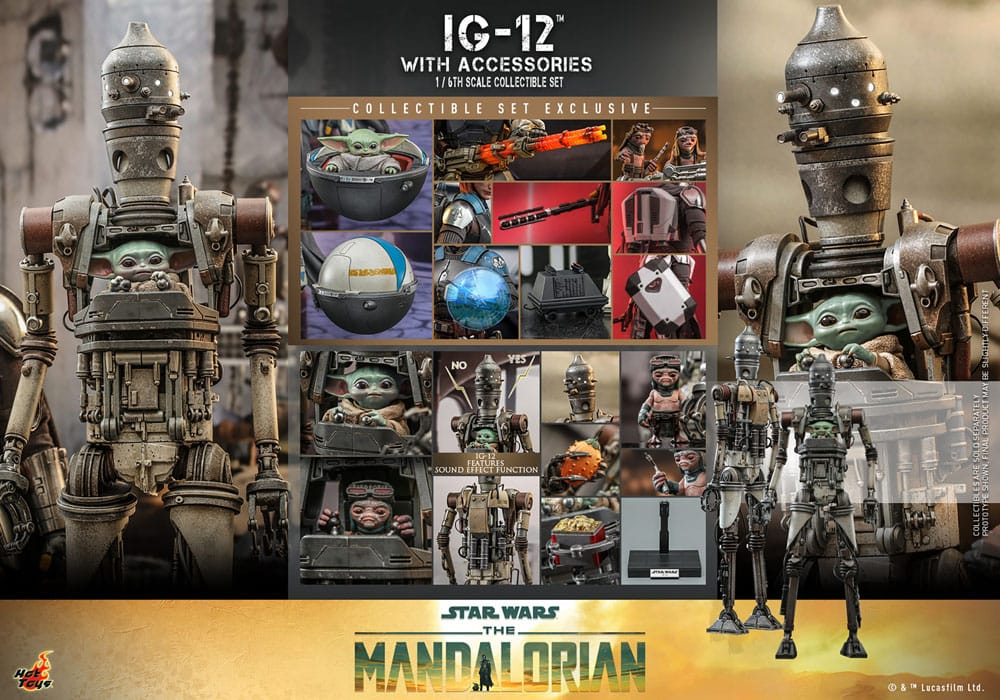 Star Wars: The Mandalorian Actionfigur 1/6 IG-12 mit Zubehör 36 cm