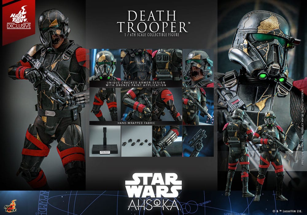 Star Wars: Ahsoka Television Masterpiece Actionfigur 1/6 Death Trooper Hot Toys Exclusive 31 cm