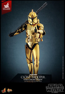 Star Wars Action Figure 1/6 Clone Trooper (Gold Chrome Version) Exclusive 30 cm