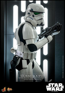 Star Wars Movie Masterpiece Actionfigur 1/6 Stormtrooper with Death Star Environment 30 cm