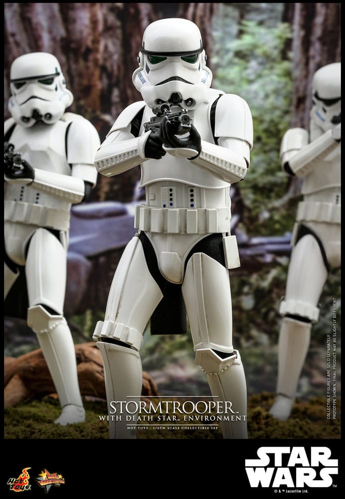 Star Wars Movie Masterpiece Actionfigur 1/6 Stormtrooper with Death Star Environment 30 cm
