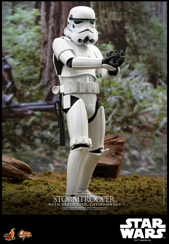 Star Wars Movie Masterpiece Actionfigur 1/6 Stormtrooper with Death Star Environment 30 cm