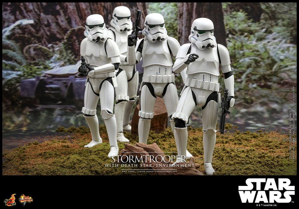 Star Wars Movie Masterpiece Actionfigur 1/6 Stormtrooper with Death Star Environment 30 cm