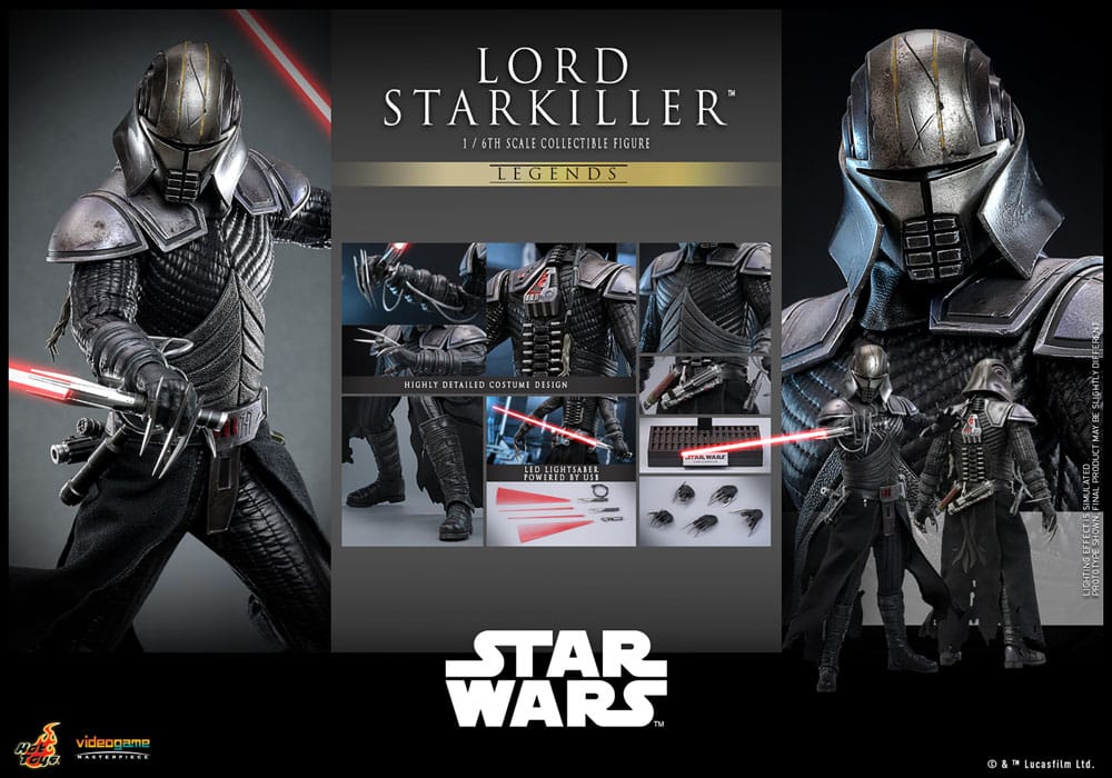 Star Wars Legends Videogame Masterpiece Actionfigur 1/6 Lord Starkiller 31 cm