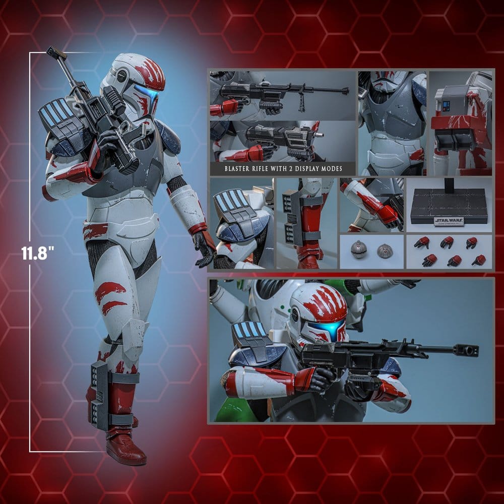 PRE-ORDER: Star Wars: The Clone Wars Television Masterpiece Actionfigur 1/6 Clone Commando Sev (Hot Toys Exclusive) 30 cm
