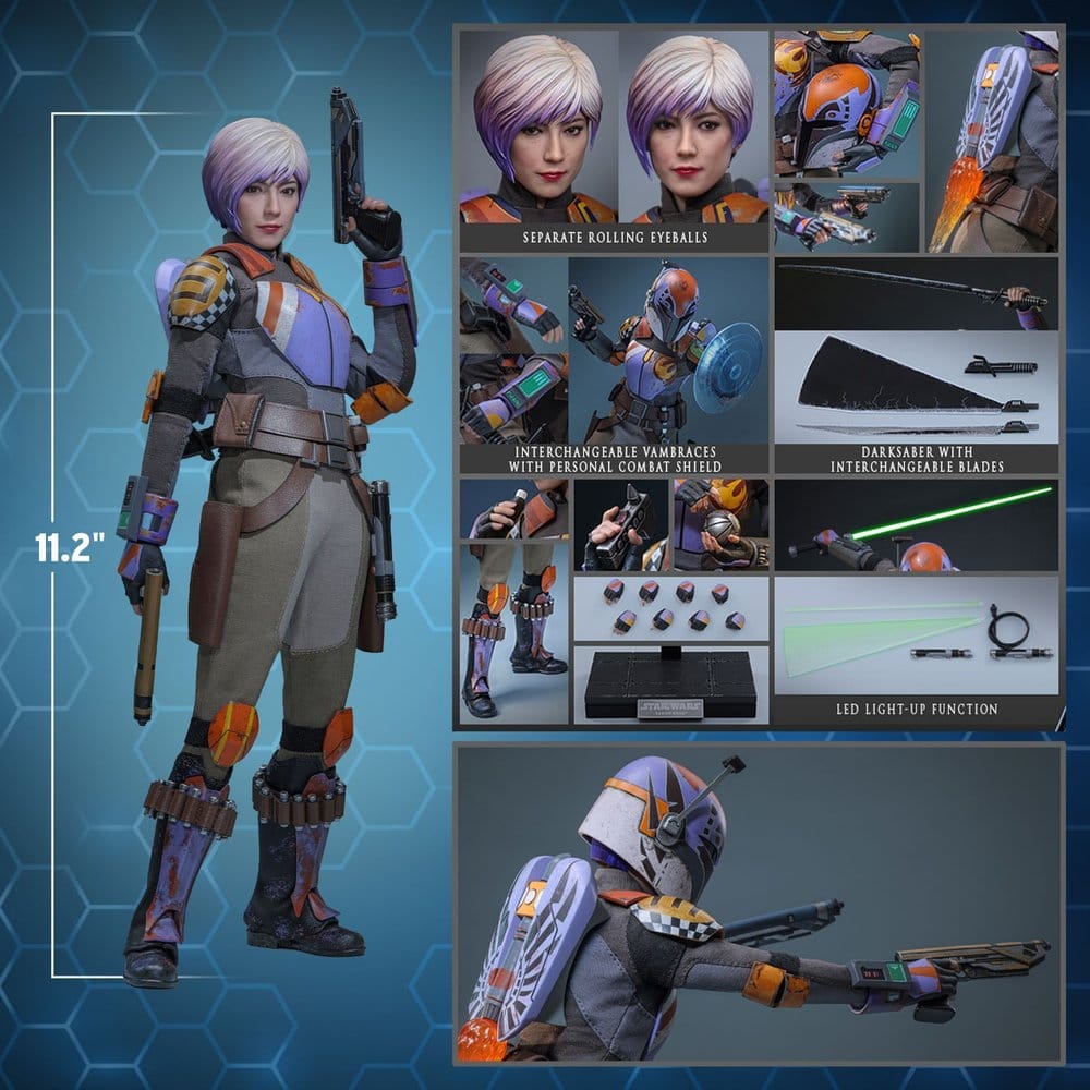PRE-ORDER: Star Wars: Rebels Television Masterpiece Actionfigur 1/6 Sabine Wren 29 cm