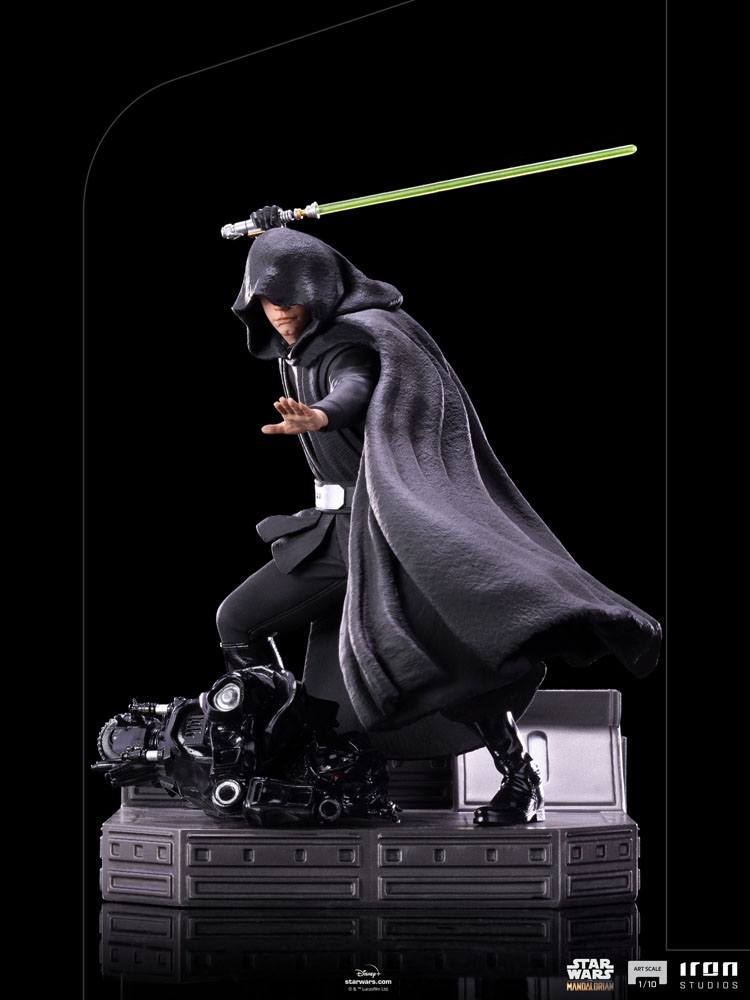 Star Wars The Mandalorian BDS Art Scale Statue 1/10 Luke Skywalker Combat Version 24 cm