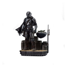 Star Wars The Mandalorian Art Scale Statue 1/10 Din Djarin and Din Grogu 21 cm