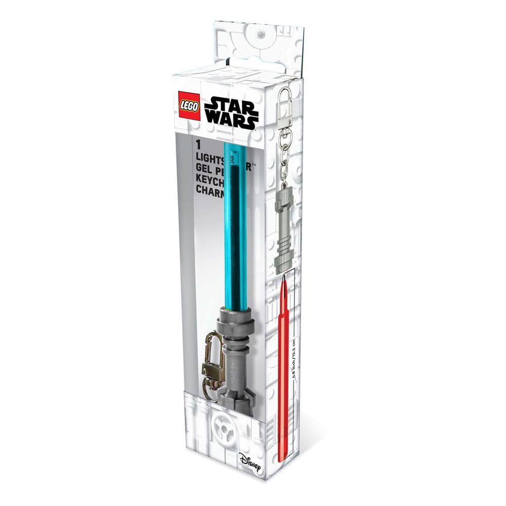 Stylo gel LEGO Star Wars avec clip, bleu azur