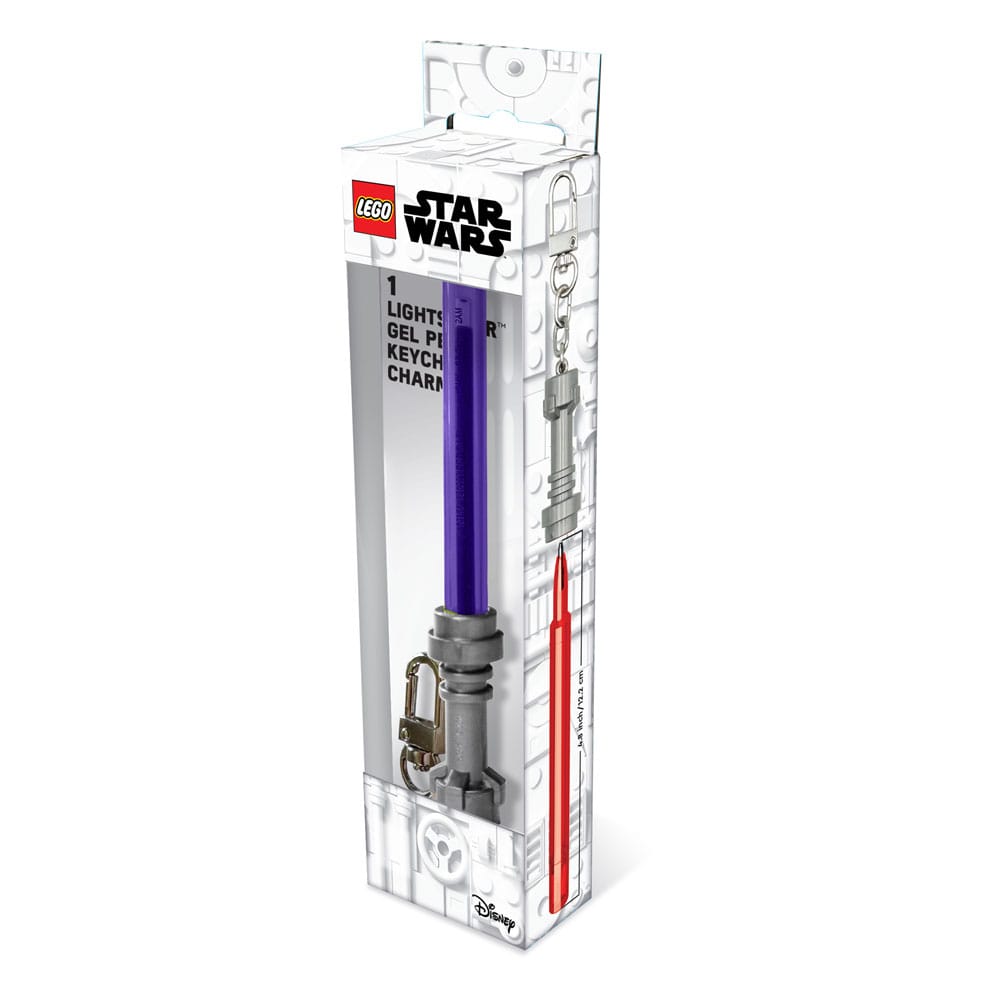 Stylo gel LEGO Star Wars avec clip, violet