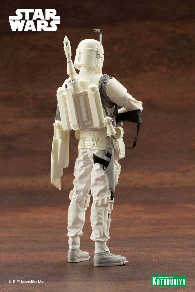 Star Wars ARTFX+ Statue 1/10 Boba Fett White Armor Ver. 18 cm