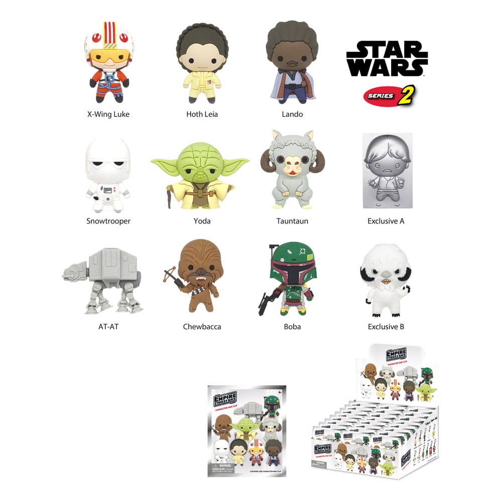 Star Wars 2 Display (24) | PVC-Taschenanhänger Series 3D