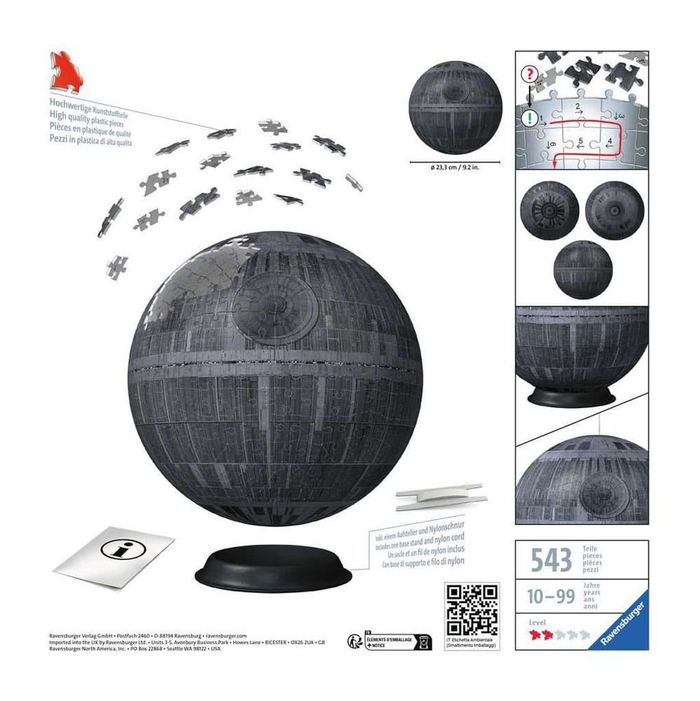 Star Wars 3D Puzzle Todesstern (543 Teile)
