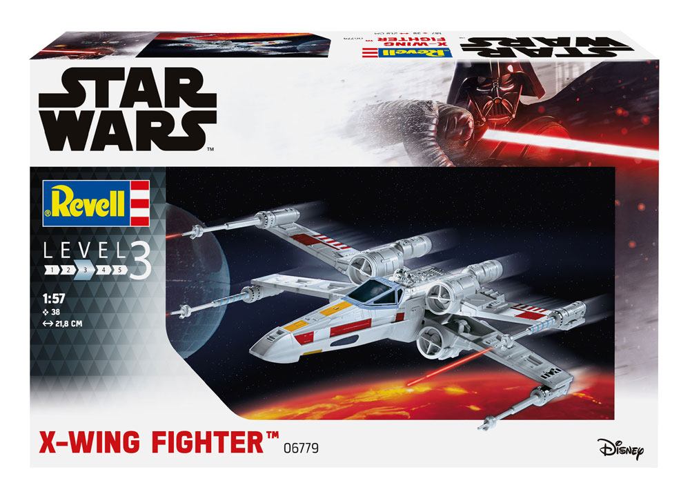 Star Wars Modellbausatz 1/57 X-wing Fighter 22 cm