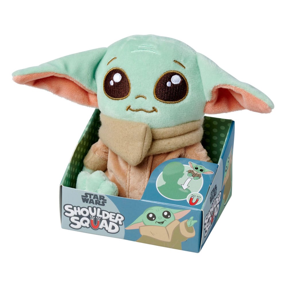 Star Wars The Mandalorian Plüschfigur Grogu Shoulder Rider 12 cm
