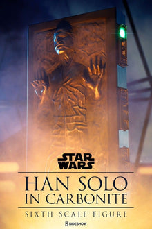 PRE-ORDER: Star Wars 1/6 Actionfigur Han Solo in Carbonite 38 cm