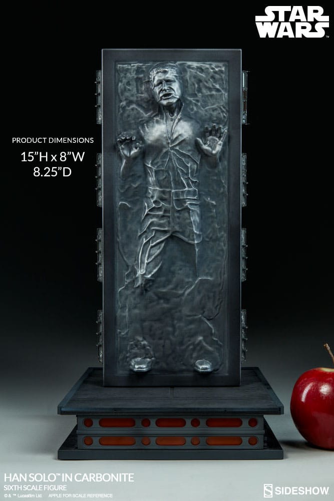 Star Wars Fgur 1/6 Han Solo in Carbonite 38 cm