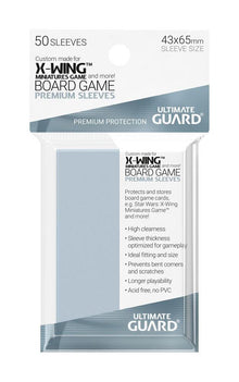 Ultimate Guard Premium Soft Sleeves for Board Game Cards X-Wing™ Miniatures Game (50)